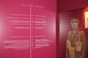 Sosabowski's uniform in het Airborne Museum