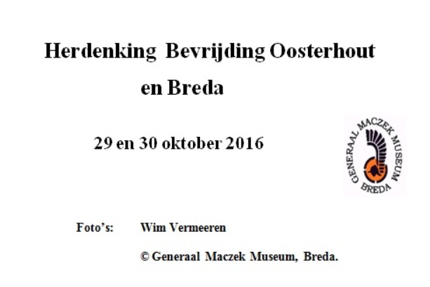 Fotoverslag herdenkingen 2016 – Bevrijding Breda