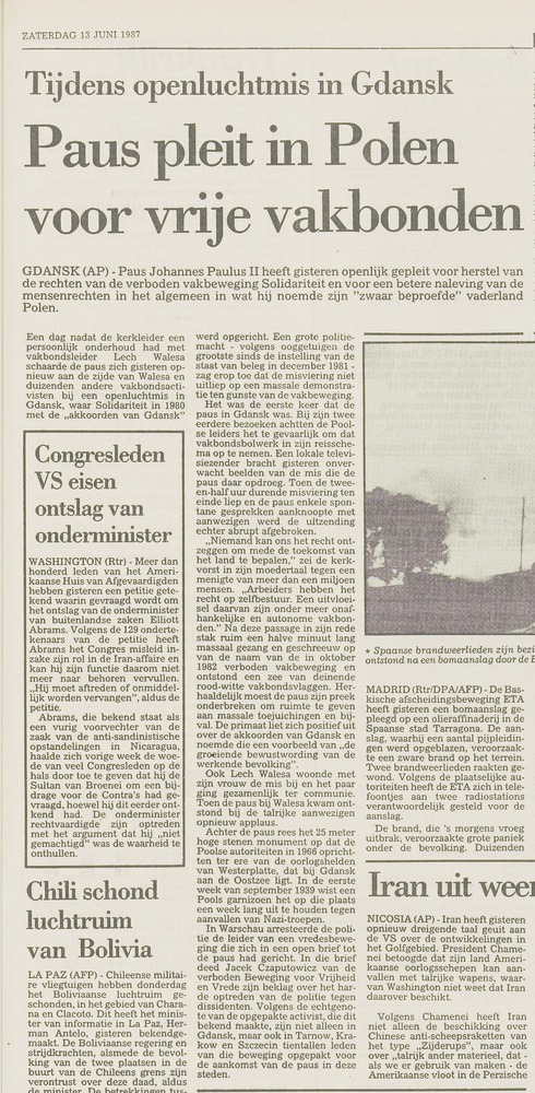 Bron: Archief Leidsch Dagblad 17-06-1987