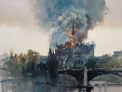 Michał Jasiewicz – De brandende  Notre Dame